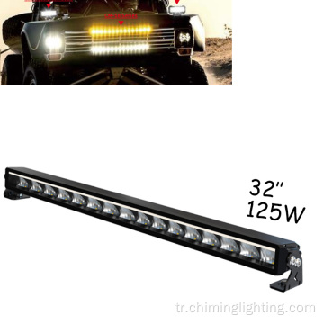 32inch 100W DRL LED Işık Bars12V Düz ışık çubuğu yüksekliği ATV UTV 4WD Offroad LED Çubuk Işık